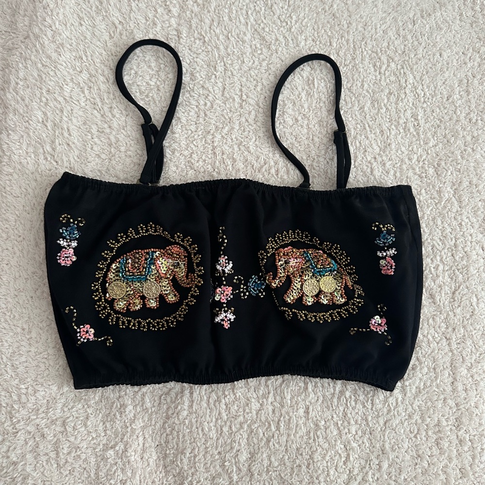 Kiah Elephant Bandeau Top
